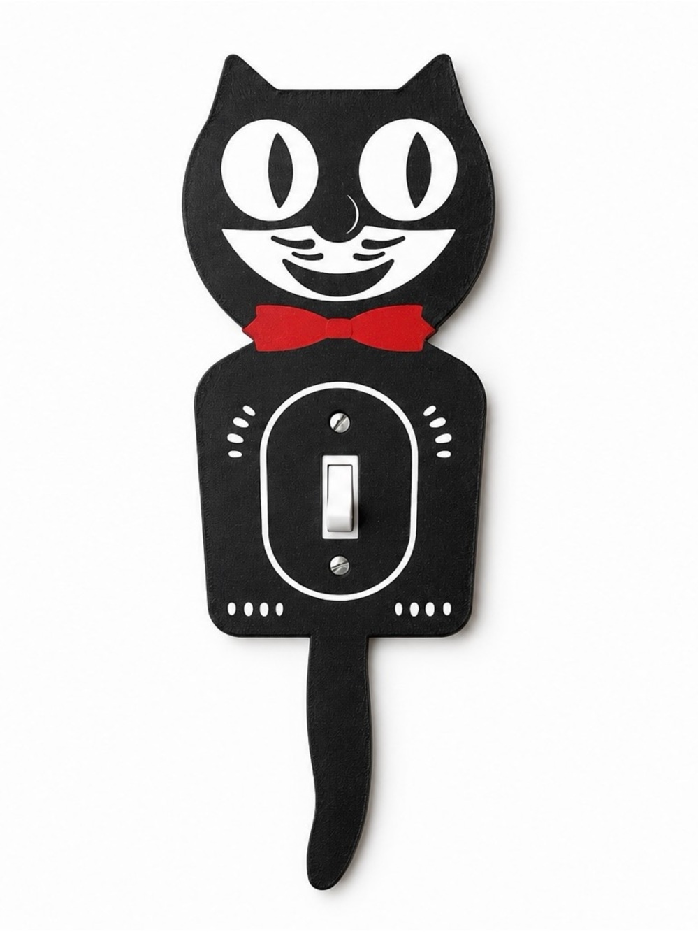2/$25 Vintage Black kit kat Light Switch Cover | 3D Printed Decor